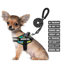 Animire arnés de servicio para perro, cómodo y ajustable para mayor control