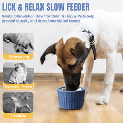 Animire bol de lamido de silicona de grado alimenticio para perros