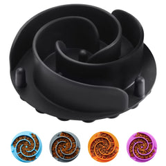 Inserto Animire en silicona para alimento lento junto al tazón, ideal para perros.