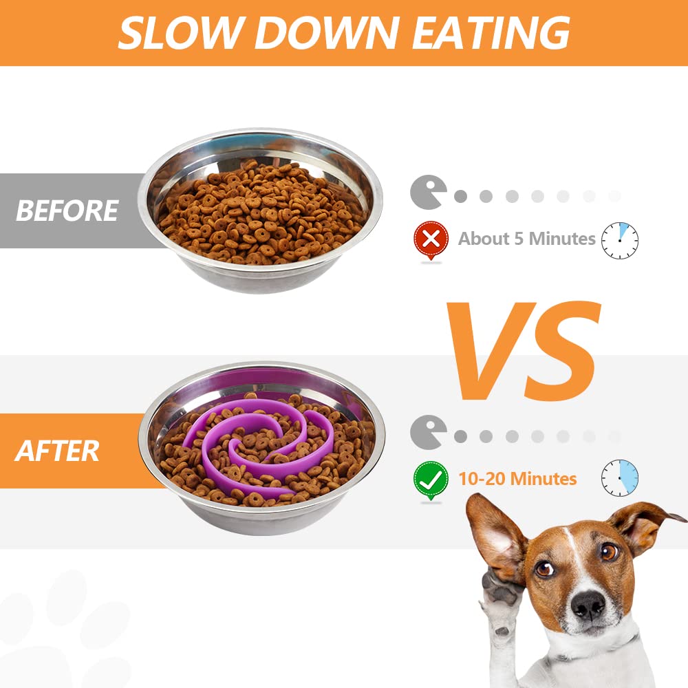 Animire inserto lento para perros facilita comer despacio y puede ayudar a la digestión.
