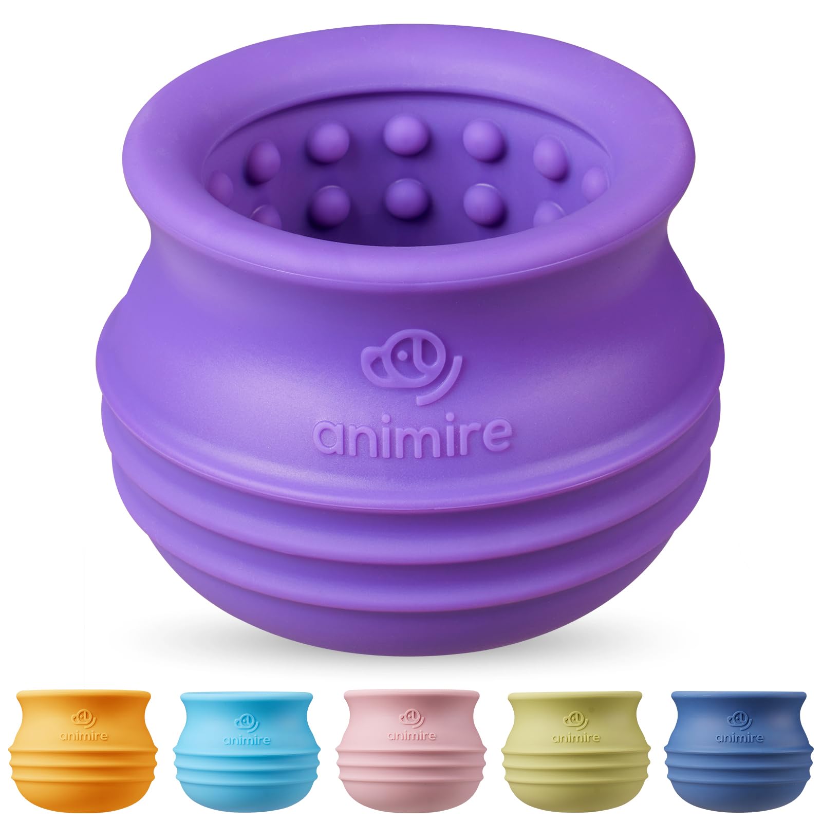 Animire Juguete dispensador de premios para perros, juego interactivo que mantiene entretenido al perro.