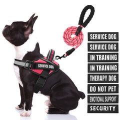 Animire arnés de servicio para perro, chaleco cómodo para control diario