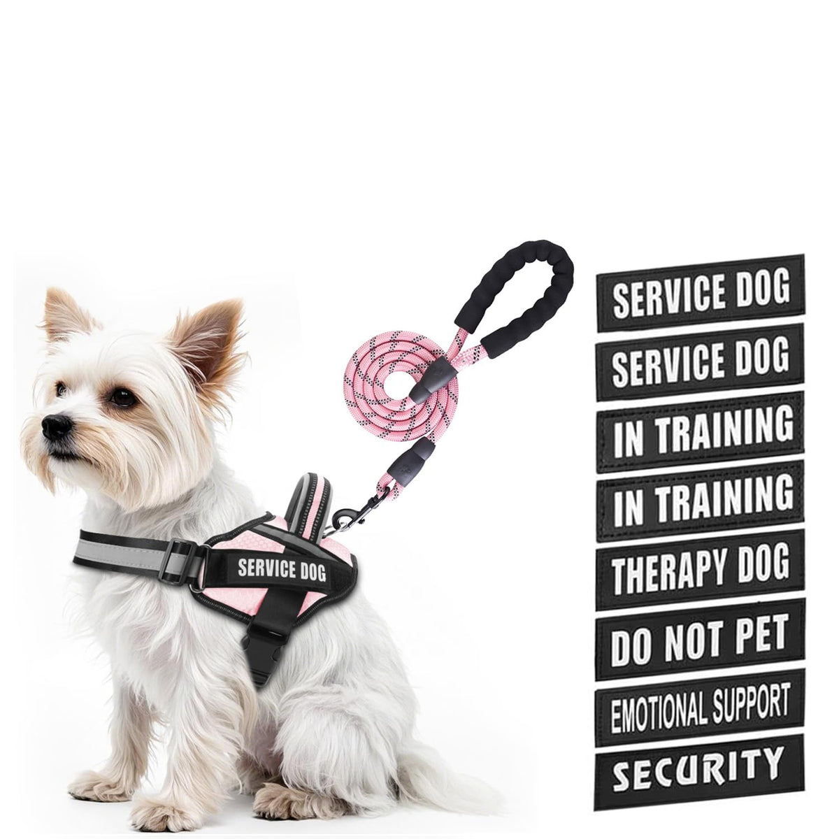 Animire chaleco de servicio con parches para entrenamiento y señalización clara