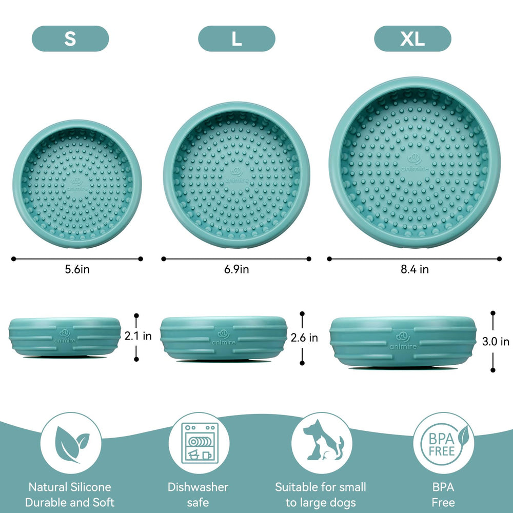 Silicona de grado alimentario Animire, segura y apta para lavavajillas.