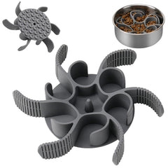 Anipaw comedero lento espiral, ideal para controlar la ingesta durante la comida.