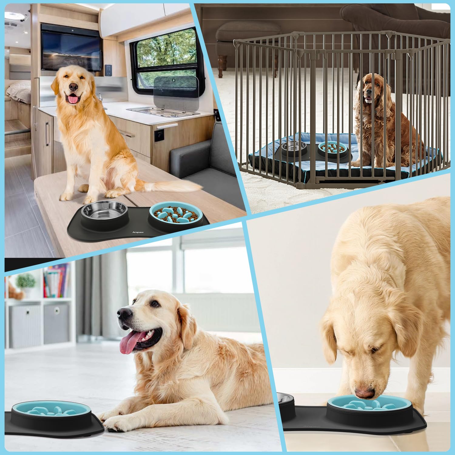 Anipaw diseño ergonómico y estable para comer sin esfuerzo