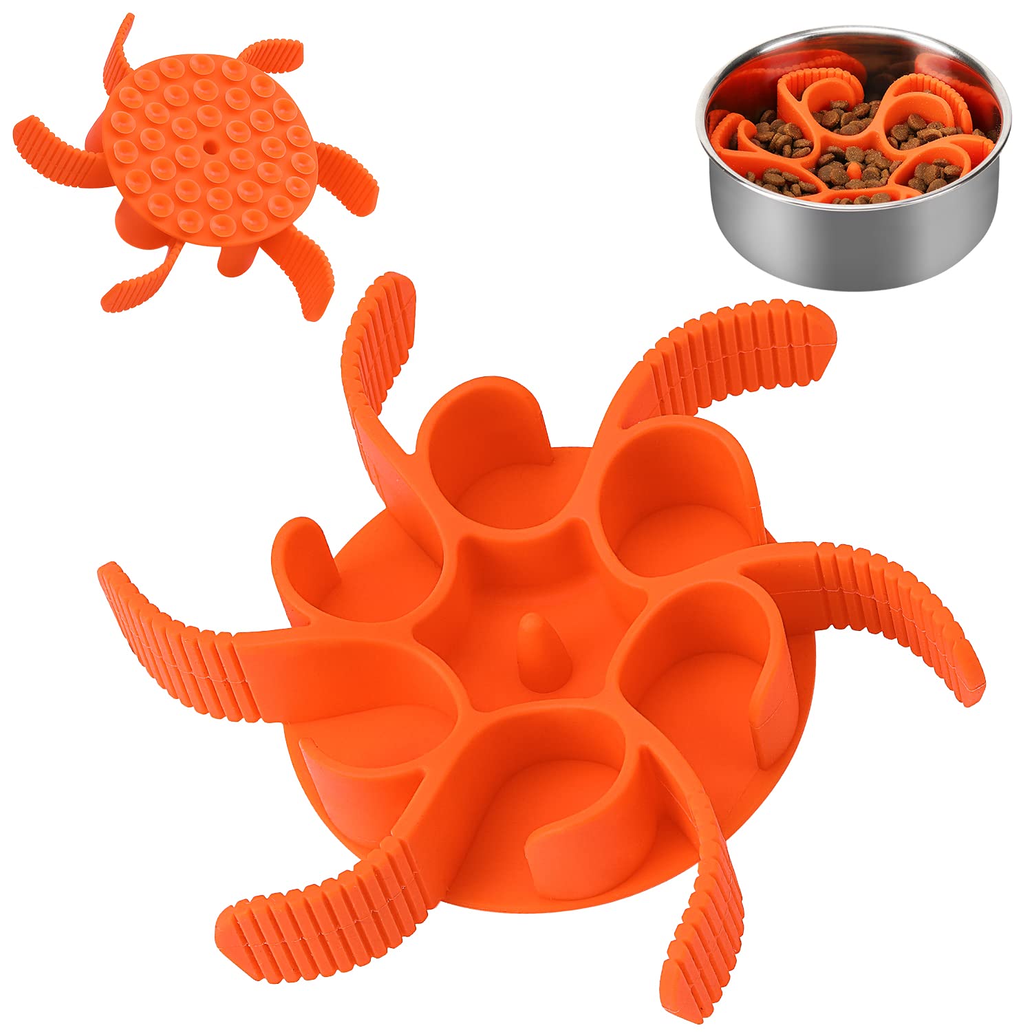 Anipaw inserto espiral de silicona para ralentizar la comida, cómodo y seguro