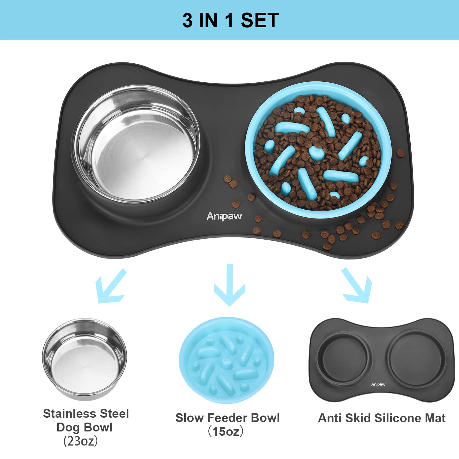 Anipaw piezas aptas para lavavajillas: limpieza rápida y segura.