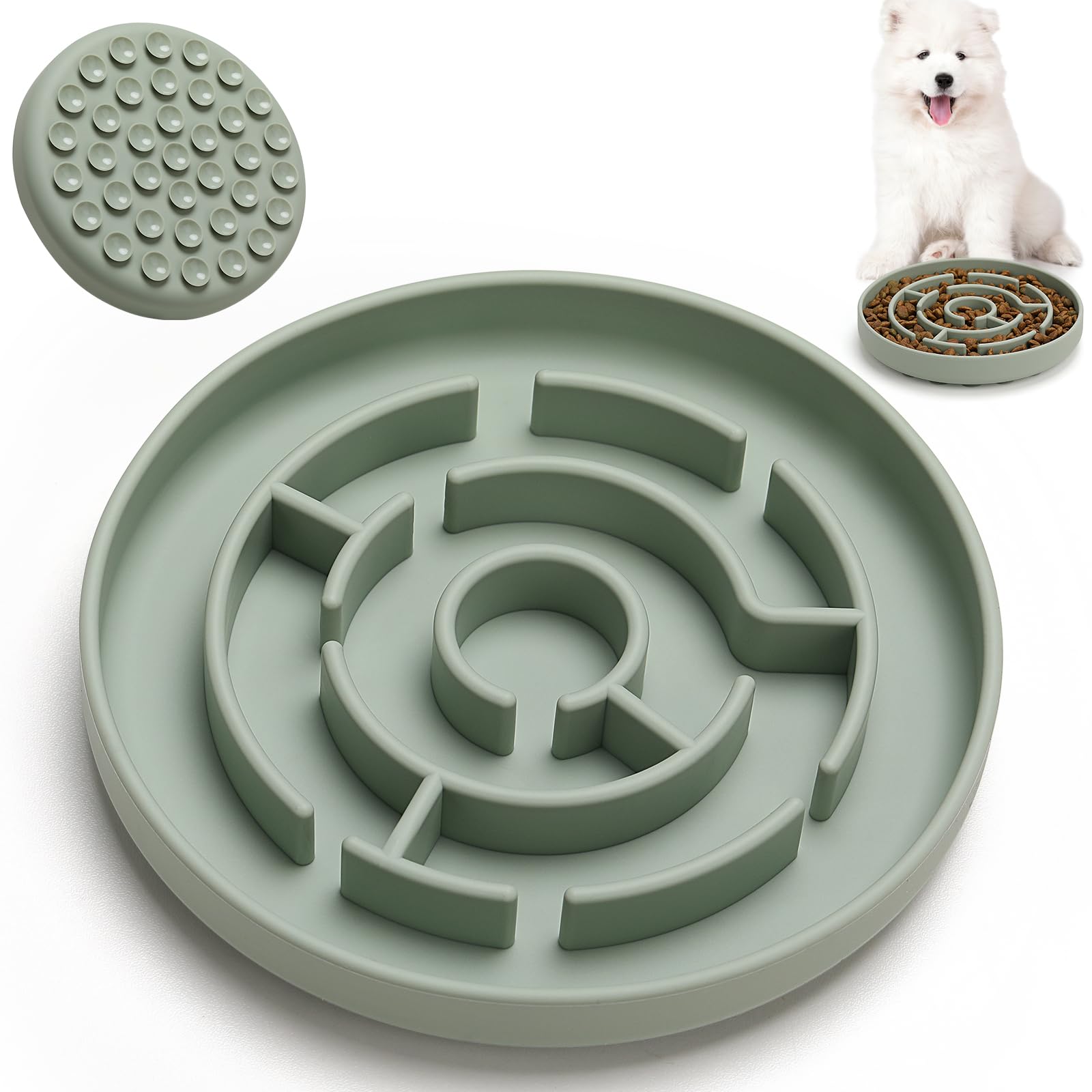 Anipaw tazón lento con laberinto para comidas más pausadas.