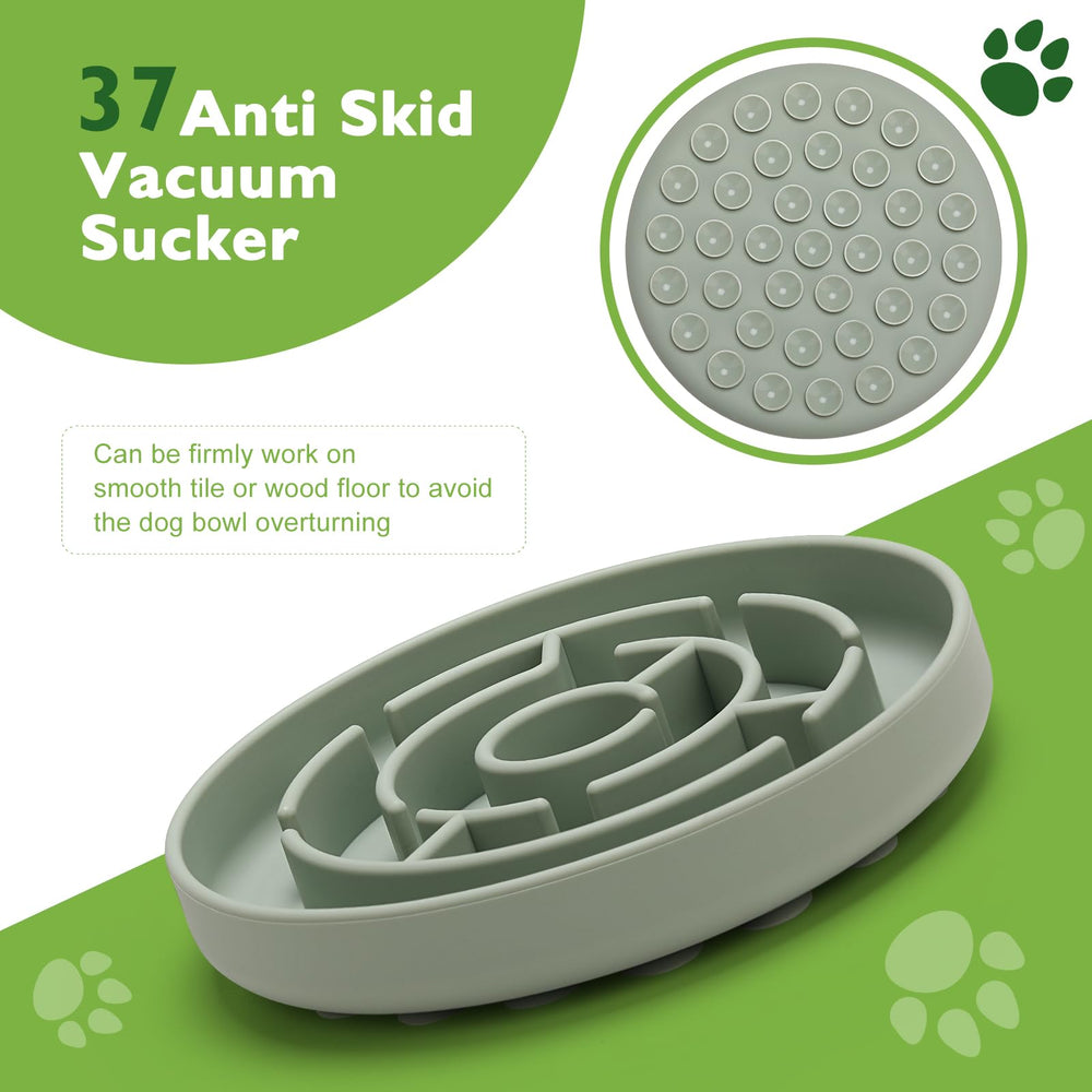 Anipaw tazón de silicona de grado alimentario sin olores.
