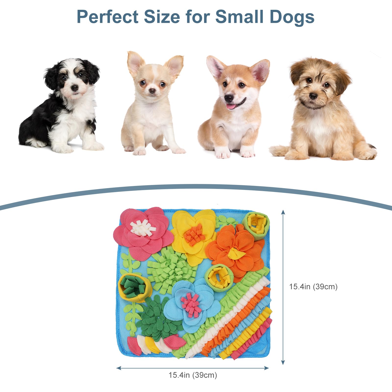 Ankilo Snuffle Mat, lavable a máquina para limpieza rápida.