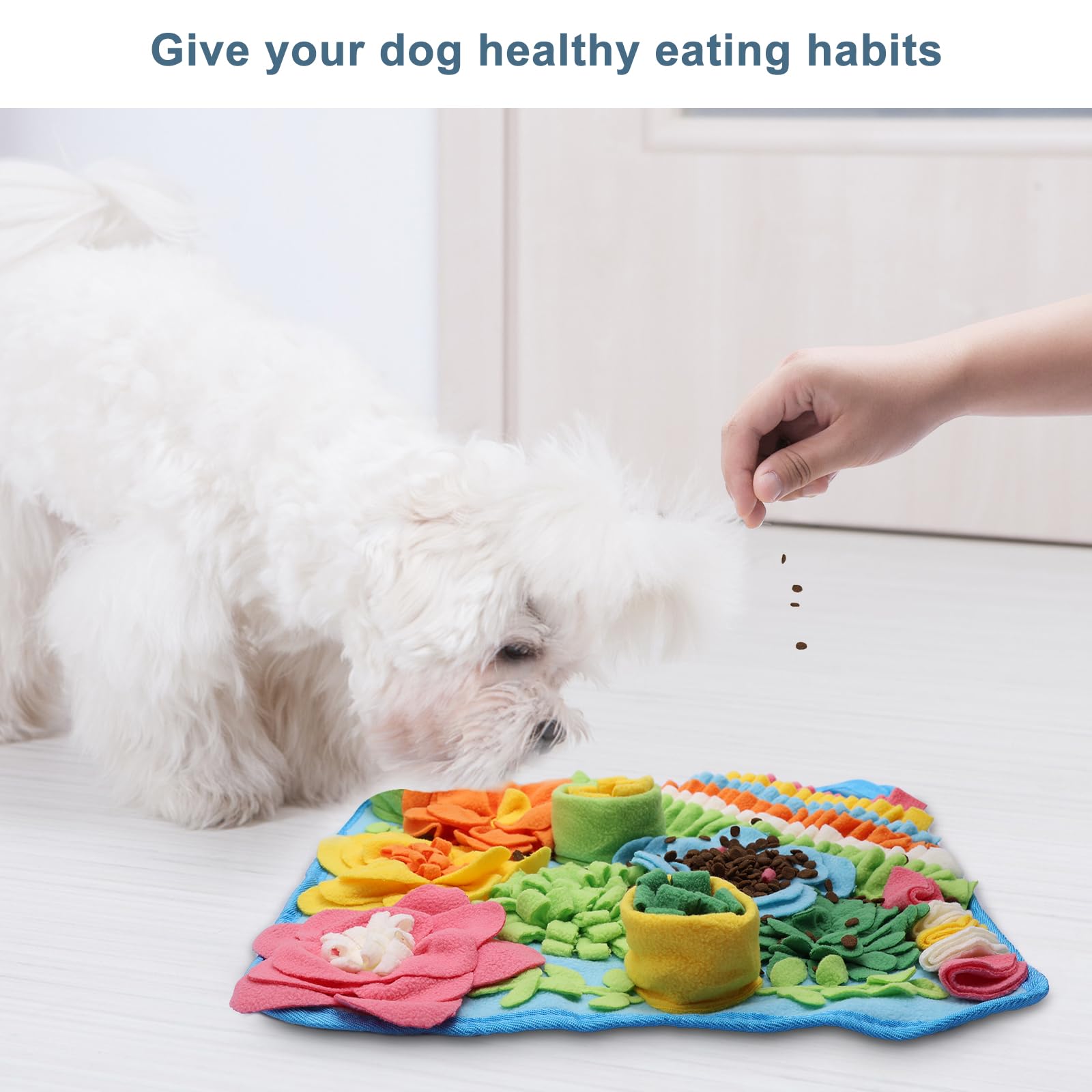Ankilo Snuffle Mat, adecuado para mascotas pequeñas, como Chihuahuas y gatos jóvenes.