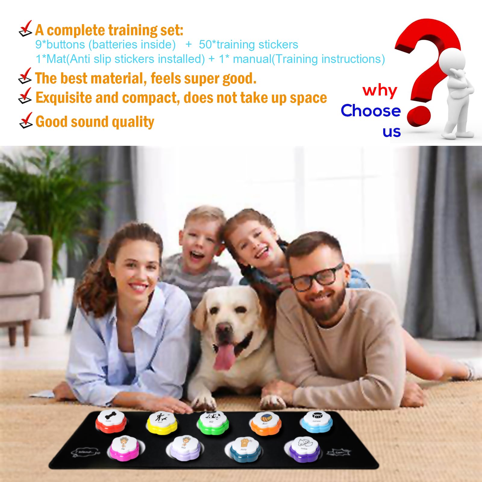 ANLIKI: pilas incluidas y pegatinas para personalizar mensajes
