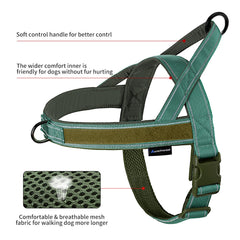 Annchwool arnés sin tirones disponible en cinco tallas para perros.