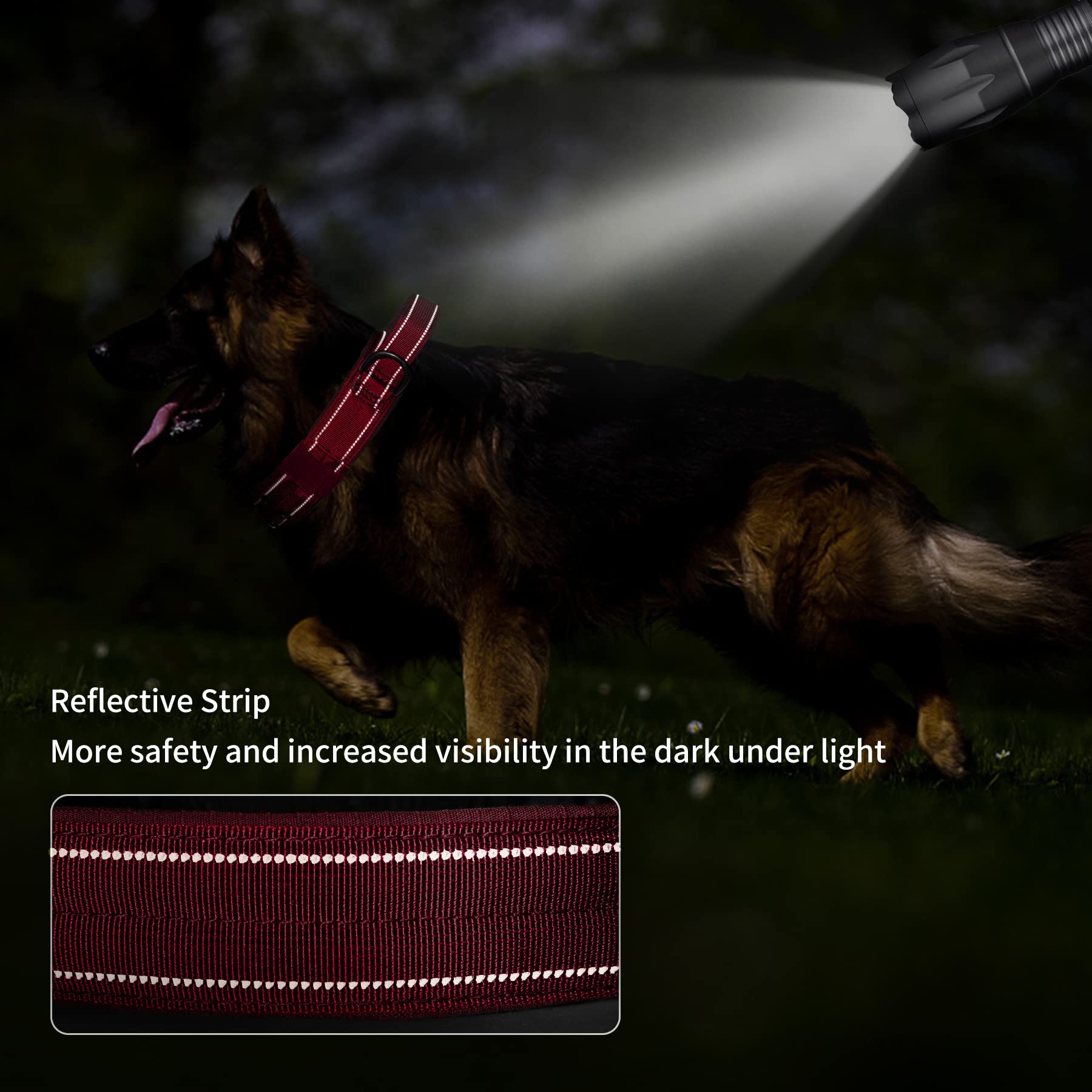 Collar táctico Annchwool de diseño resistente para entrenamiento y senderismo
