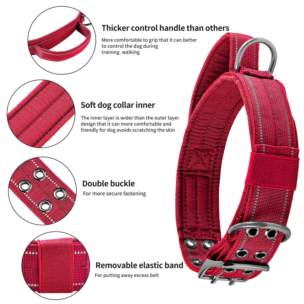 Collar táctico Annchwool con hebillas dobles para mayor durabilidad y ajuste seguro