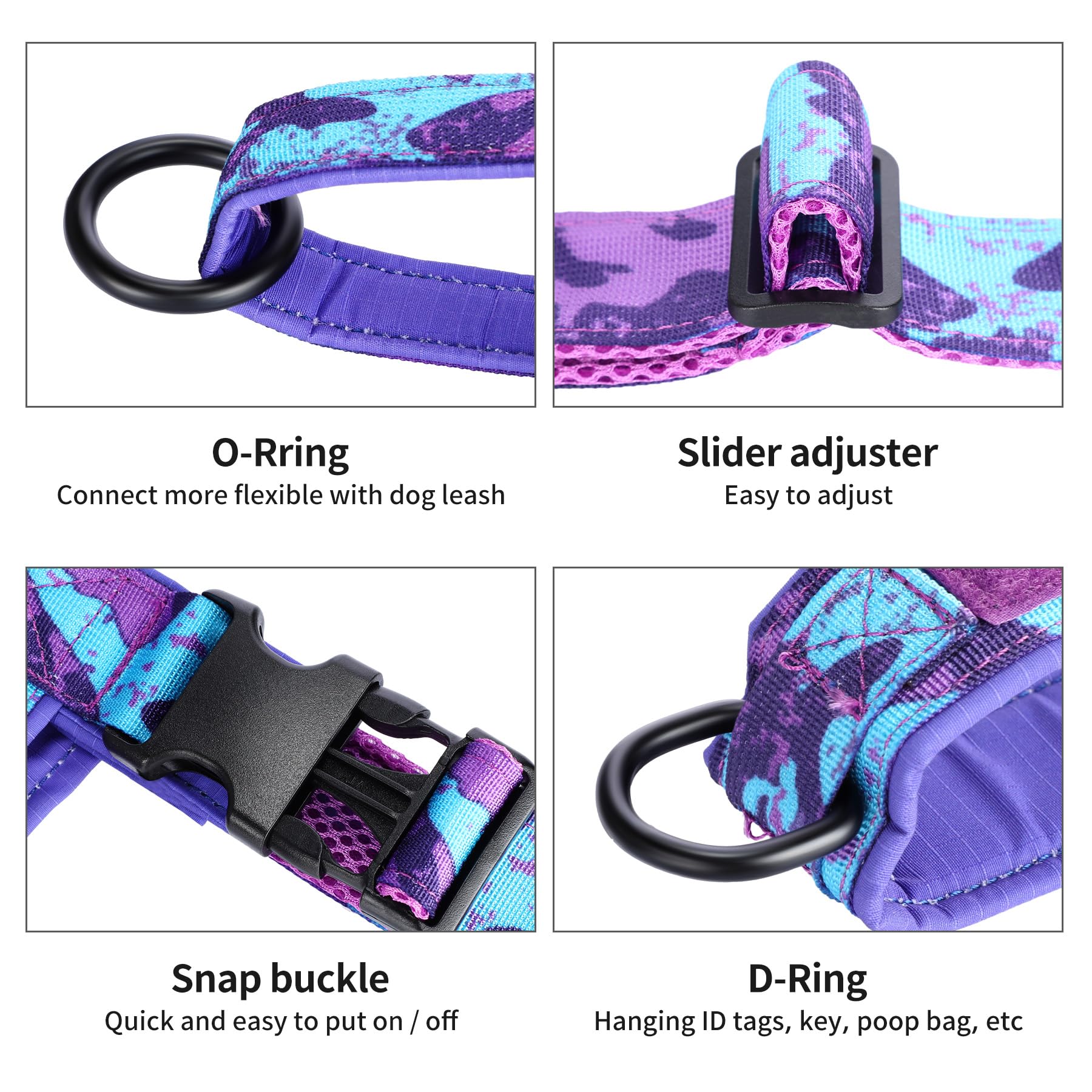 Parches velcro para personalizar y distinguir a tu perro con Annchwool.