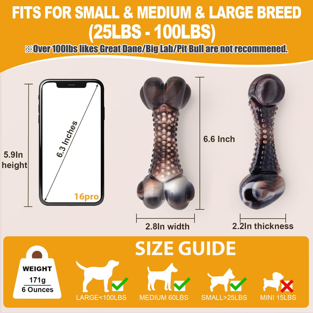Anoodi juguete de masticación resistente para perros medianos y pequeños, excelente para horas de juego.