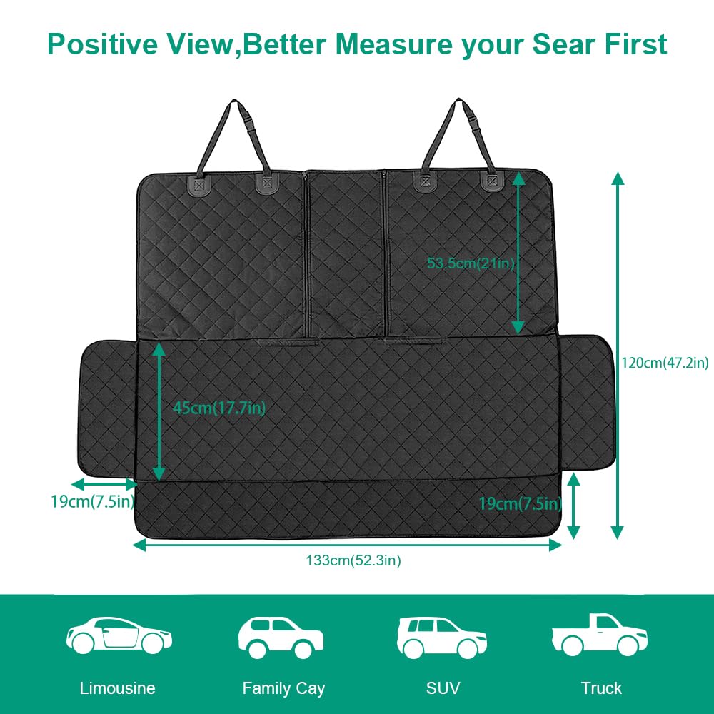 anosospecial funda asiento perro antideslizante mantiene al animal seguro y estable.
