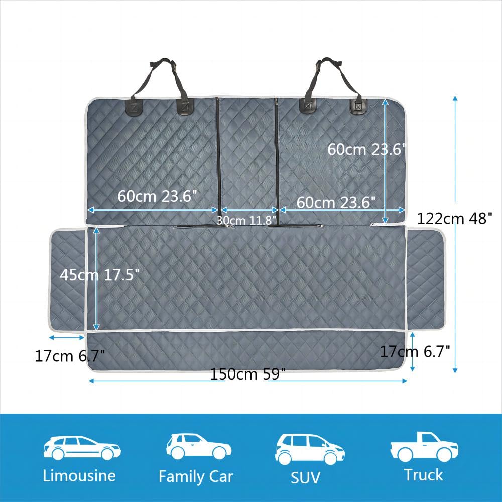 ANOSOSPECIAL funda-perro-trasero-impermeable protege contra suciedad y pelos.