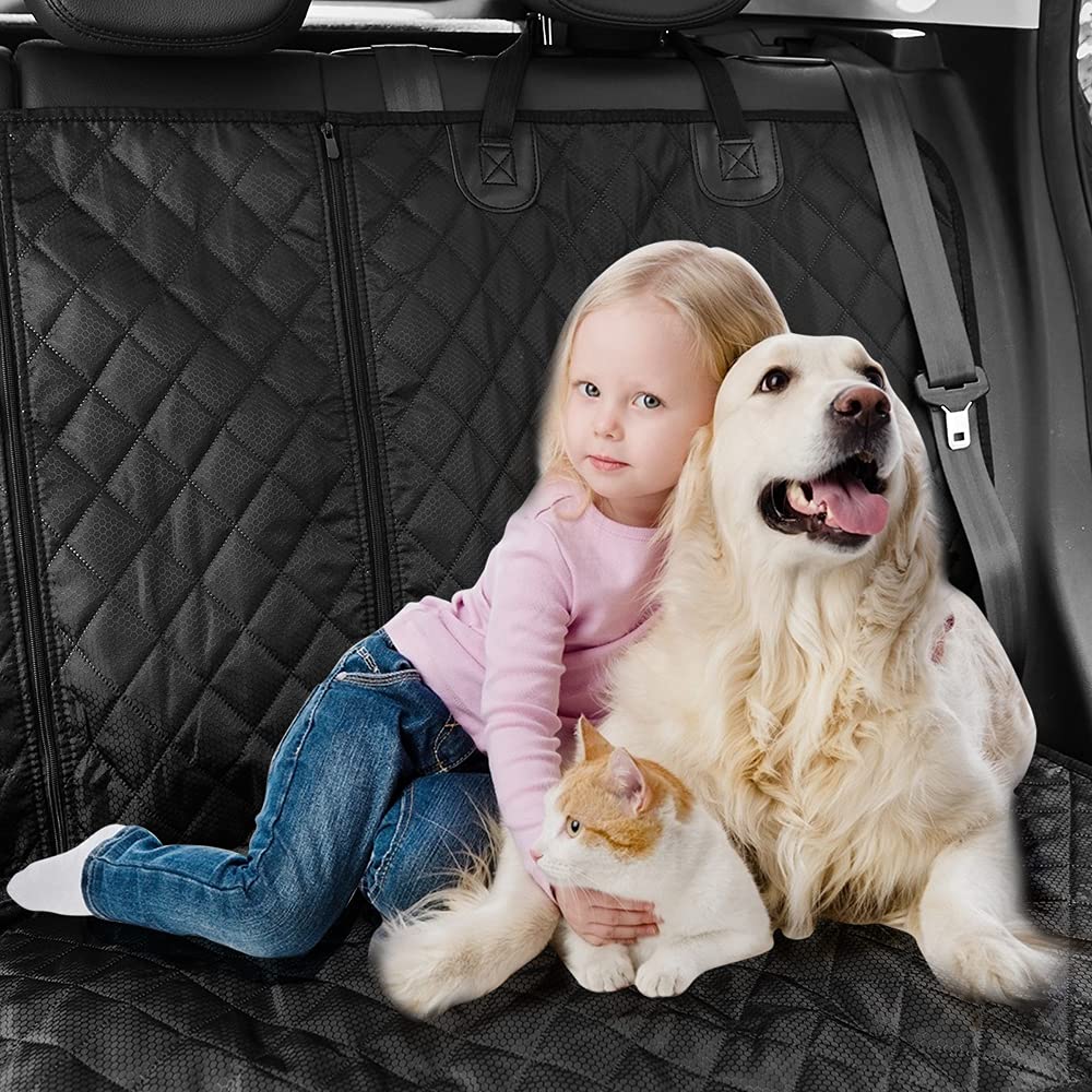 anosospecial protector asiento trasero para mascotas protege el interior del coche.