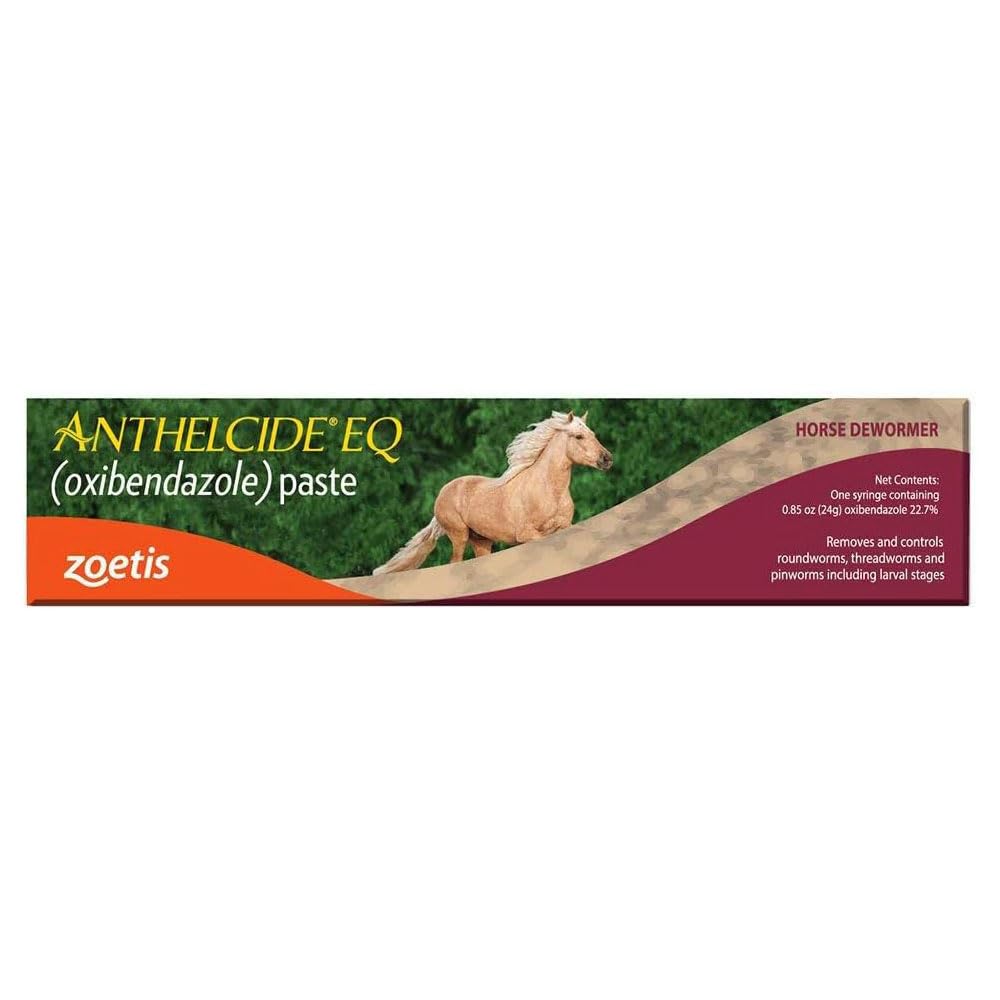 Anthelcide jeringa equina: tratamiento oral para desparasitar caballos y reducir parásitos.