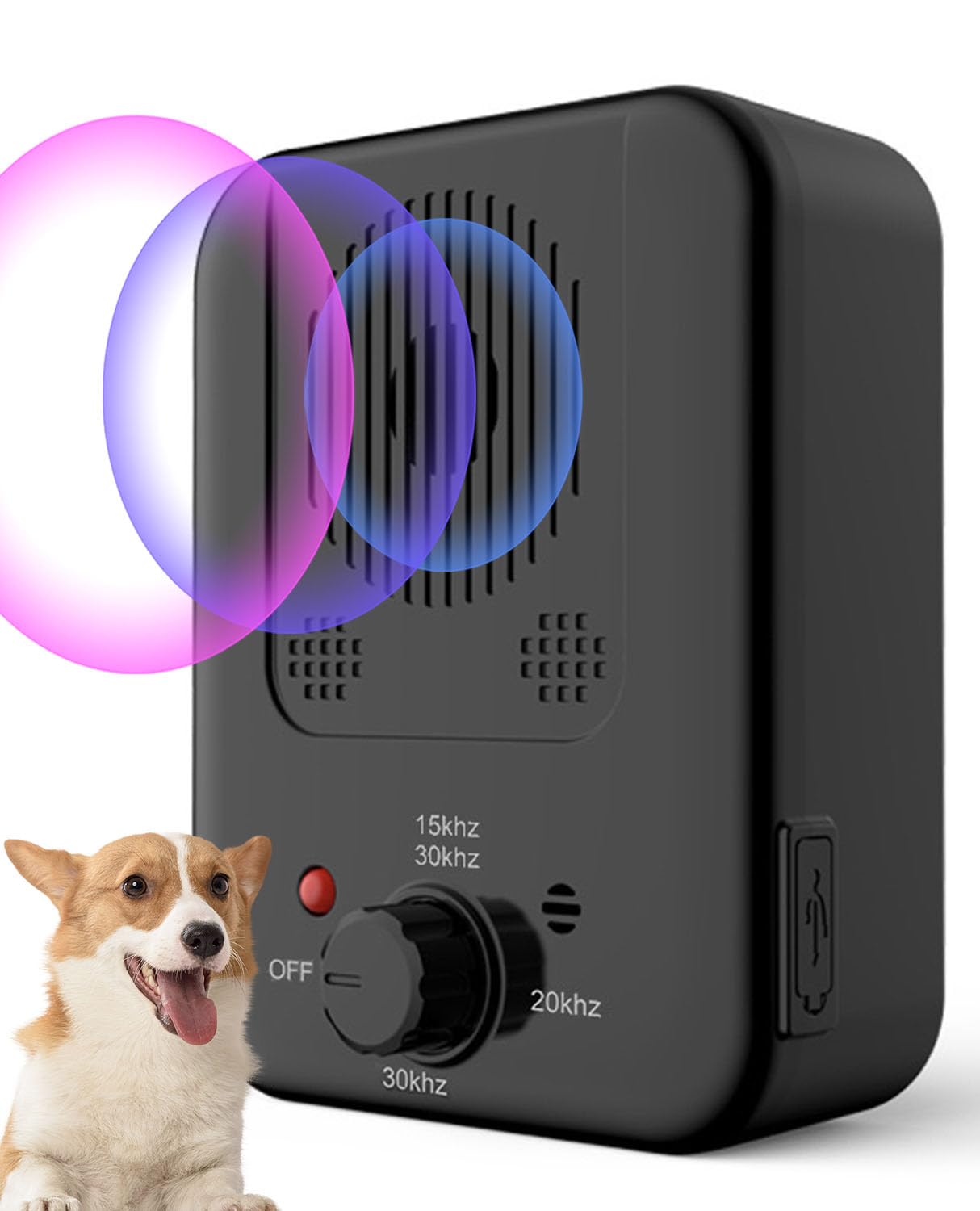 anti-bark-deterrent detección de ladridos y activación ultrasónica para interiores