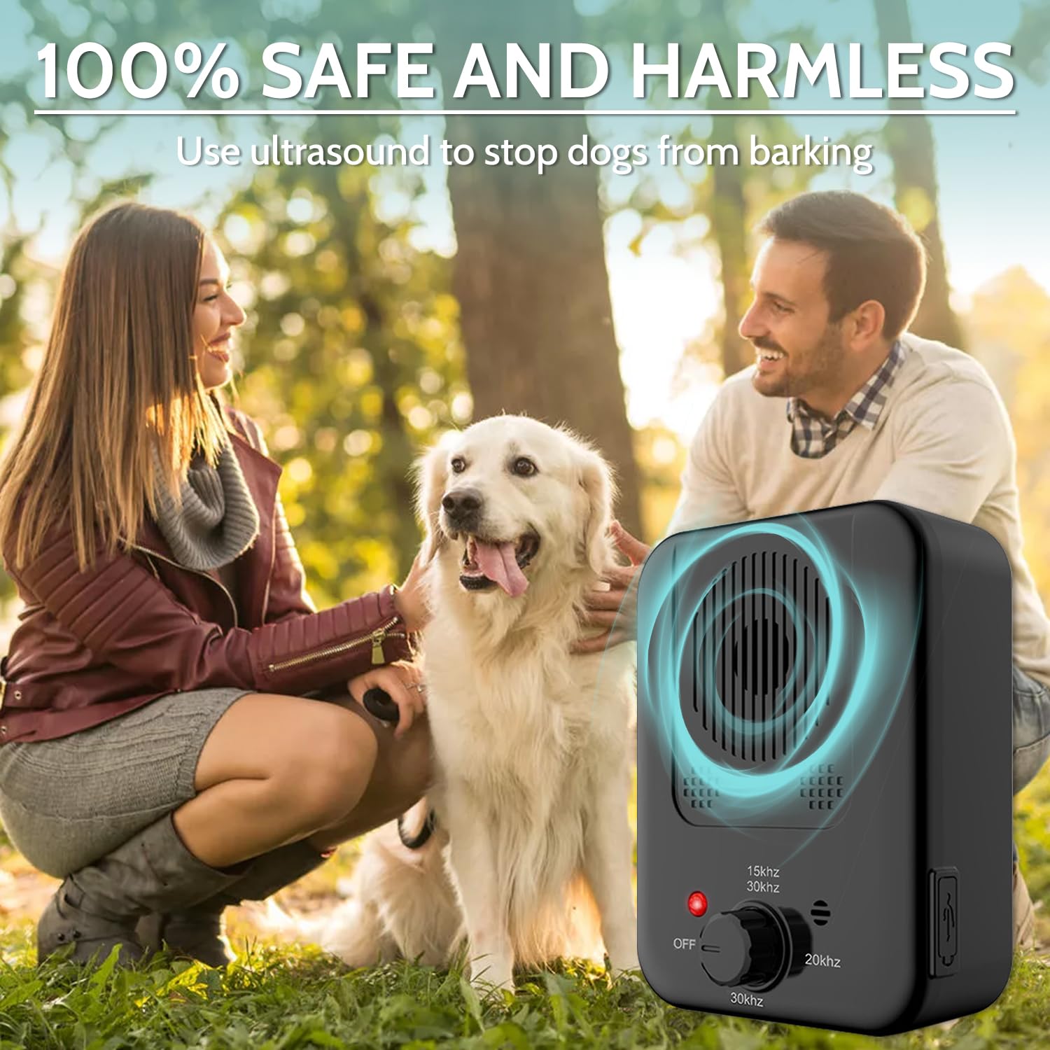 anti-bark-deterrent tres frecuencias optimizadas para perros