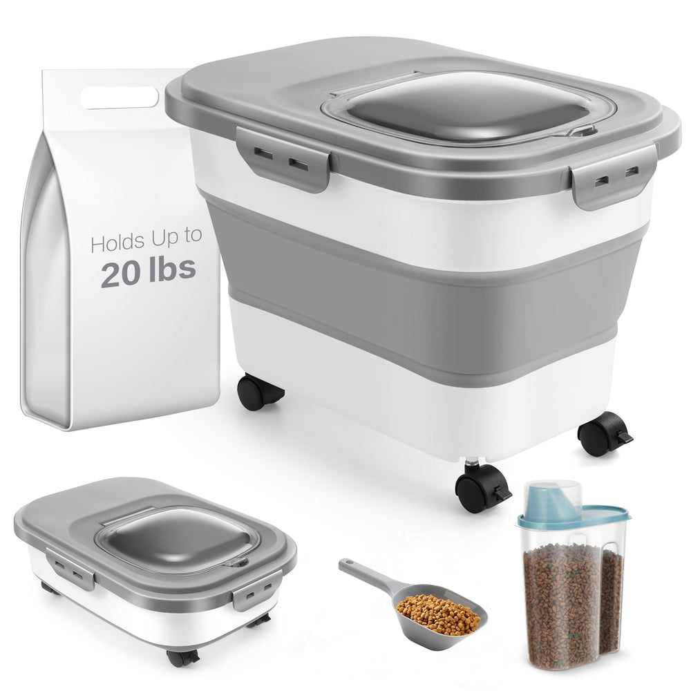 ANVS contenedor hermético para comida de mascotas, mantiene frescura.