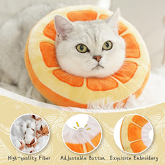 ANWA collar cono gato, funciona como almohada suave al descansar.