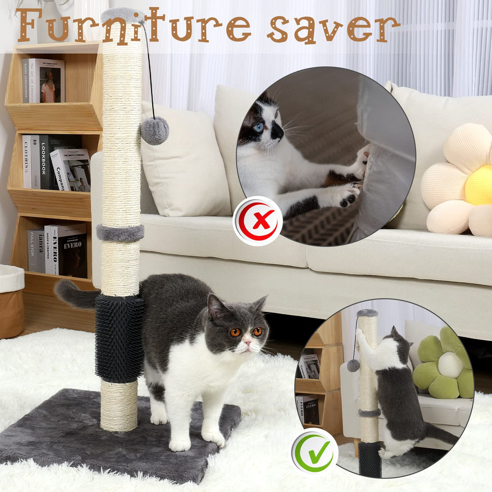ANWA protege muebles, poste rasca para gatos