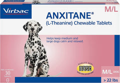 Anxitane tabletas masticables con L-teanina para mantener calma en casa o en viaje