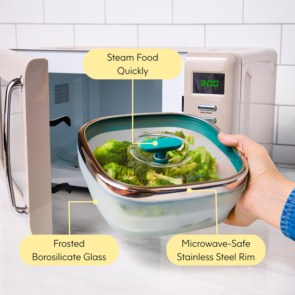 Anyday vidrio multifuncional para hornear y cocinar sin plástico