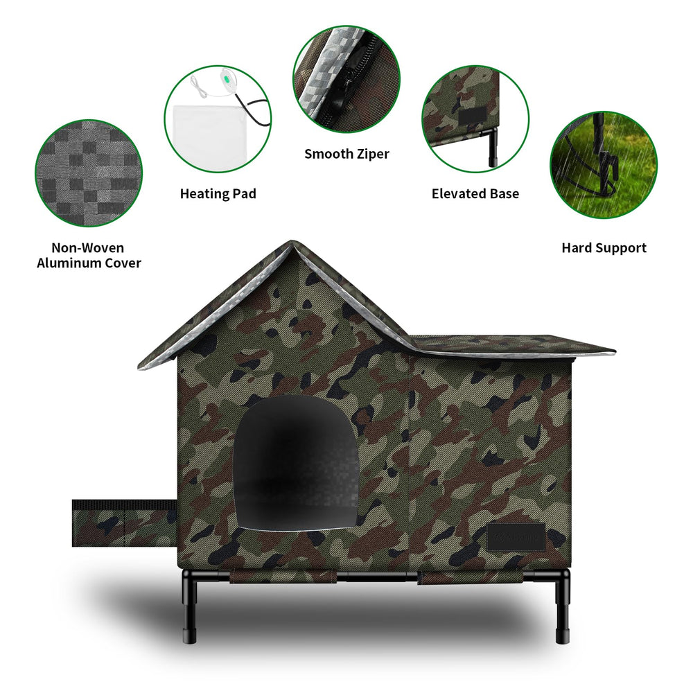 Anysiny camuflaje-entrada-amplia: fácil acceso para el gato.