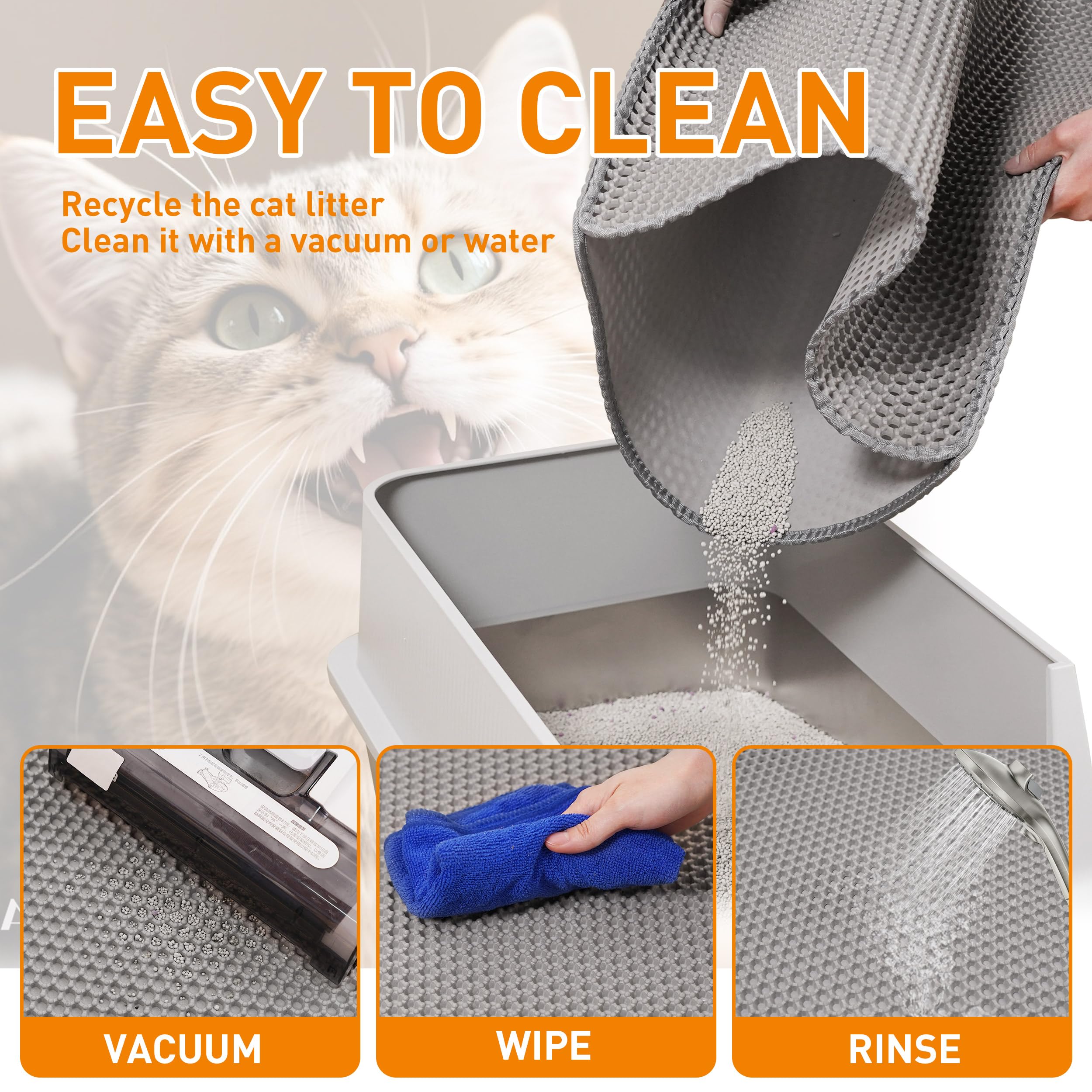 Anywish EVA suave y resistente cuida las patas del gato