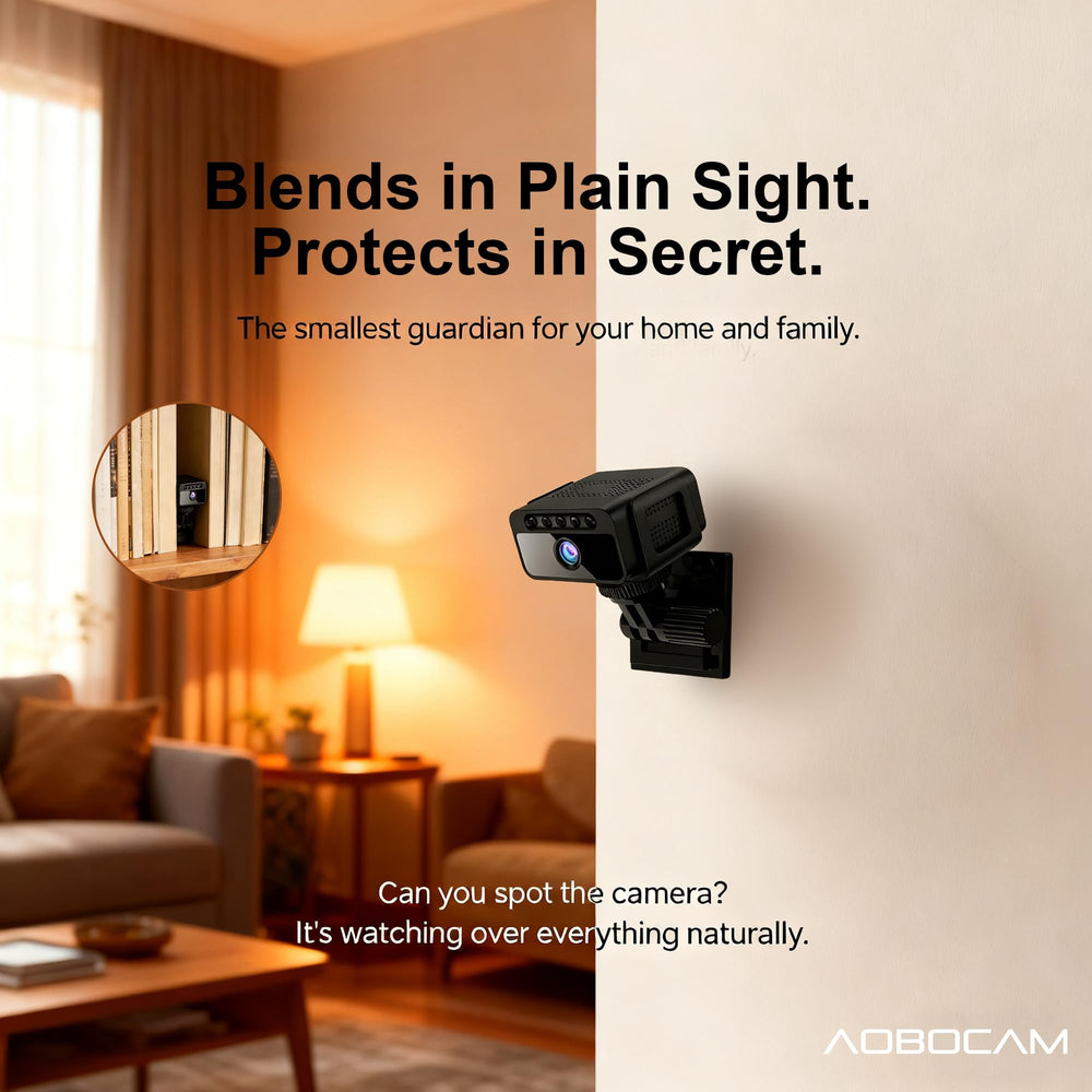 AOBOCAM camara oculta bateria 800mAh para grabacion sostenida.