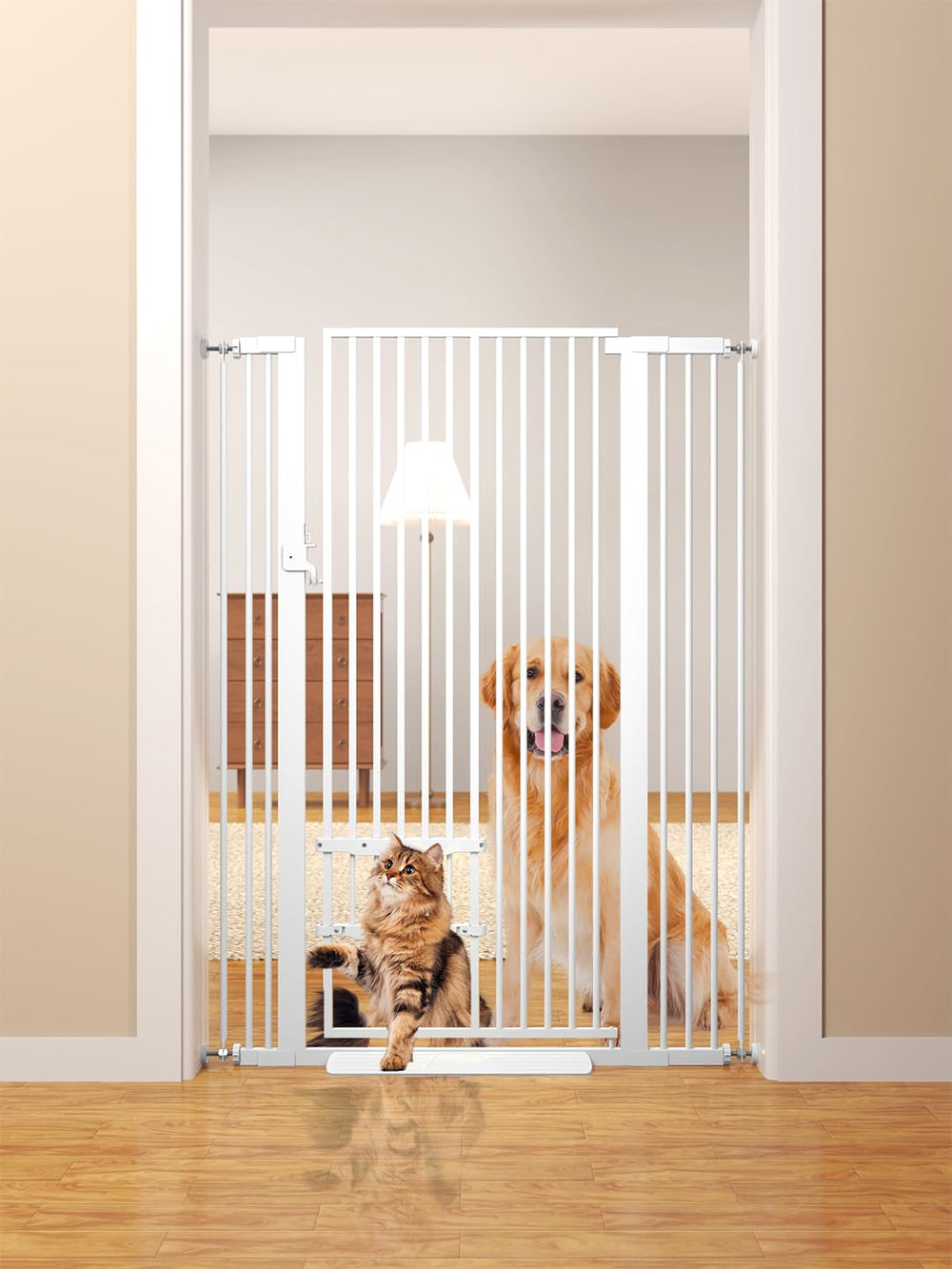 aodbicy puerta-gato montaje sin taladro facilita instalación rápida