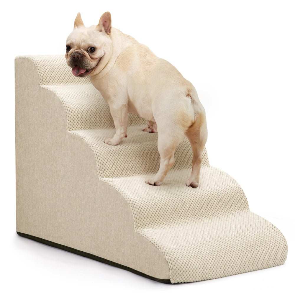Aodisman escaleras para perro, cama 22-4 pasos, ayuda segura para subir a la cama.