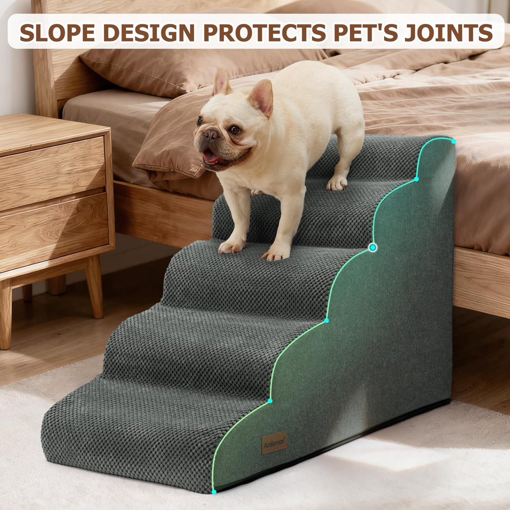 Aodisman escaleras para perro, base con silicona para estabilidad