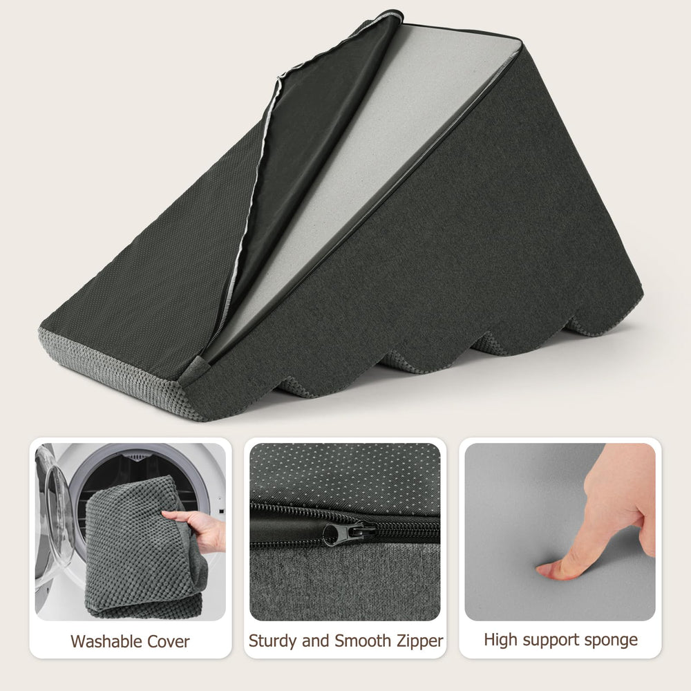 Aodisman escaleras para perro, funda lavable para limpieza rápida