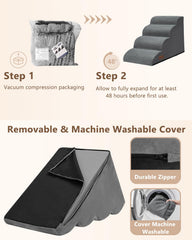 Funda removible lavable para escalera Aodisman, limpieza rápida y sencilla.