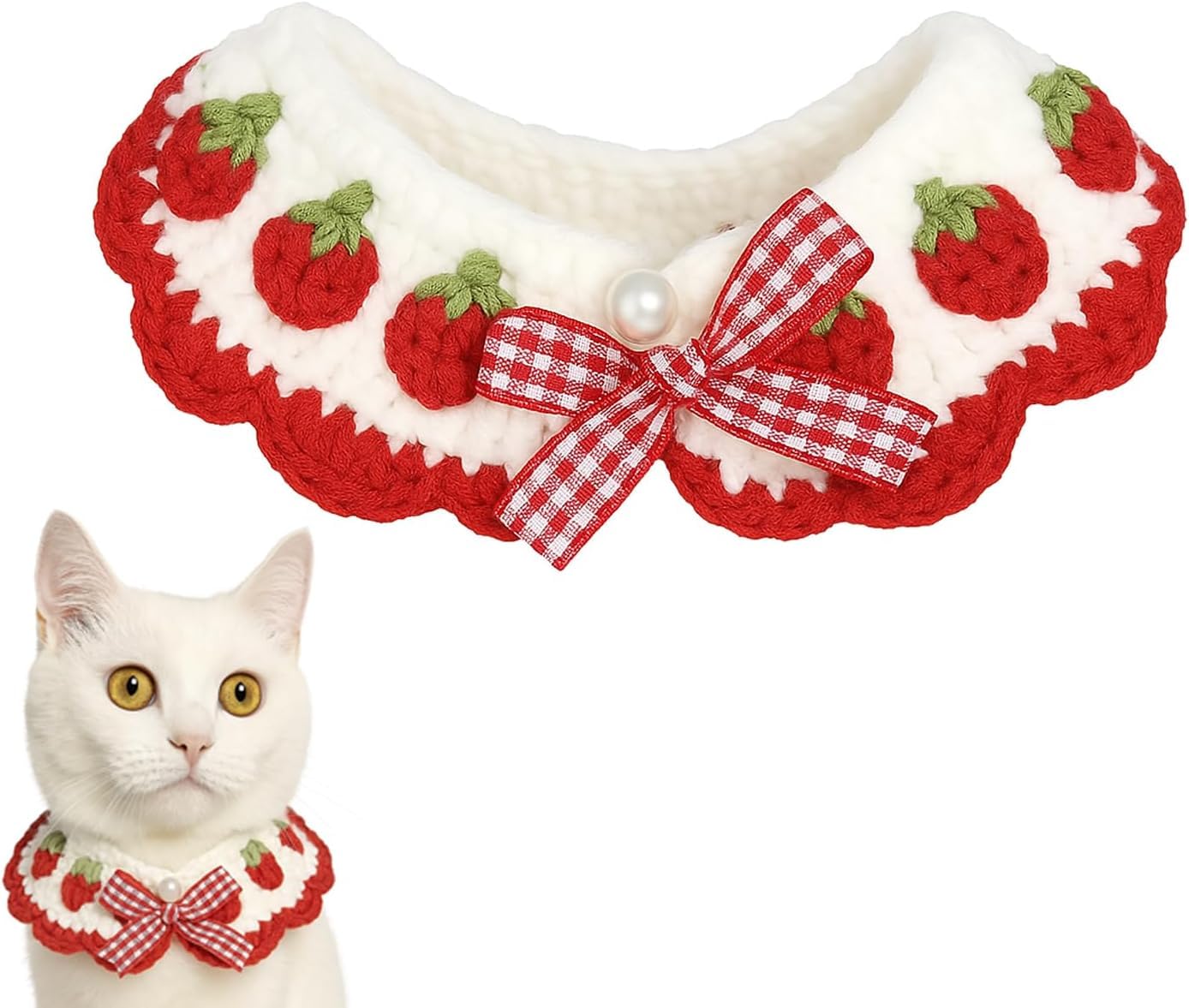 Collar Aoeeki para gato con ruptura segura, ideal para juego.