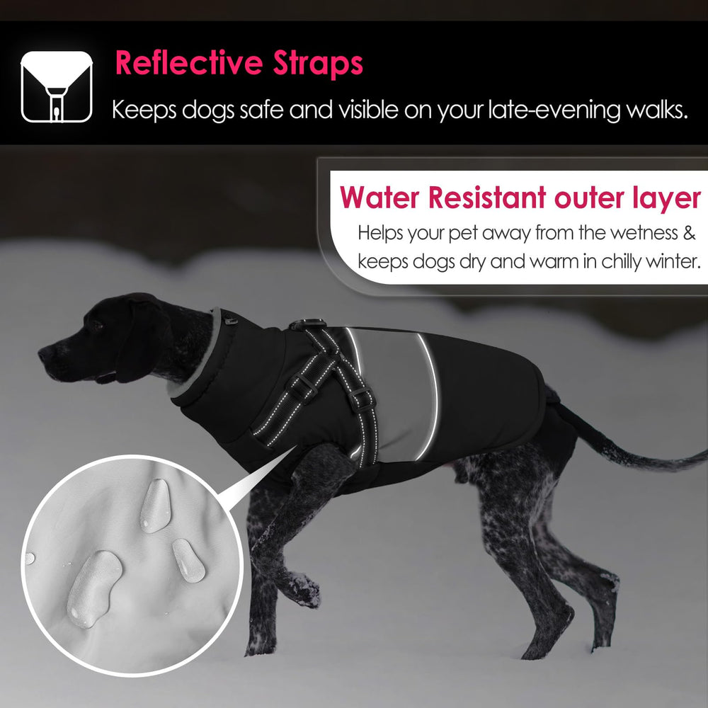 AOFITEE chaqueta impermeable con forro cálido para días de lluvia o nieve.