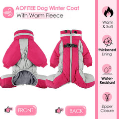 AOFITEE chaqueta con cremallera trasera, vestir fácil.