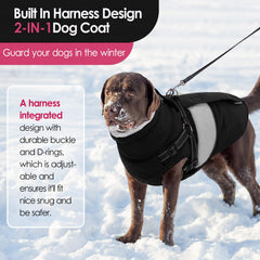 AOFITEE chaqueta impermeable para perro con cierre trasero facilita vestir al animal.
