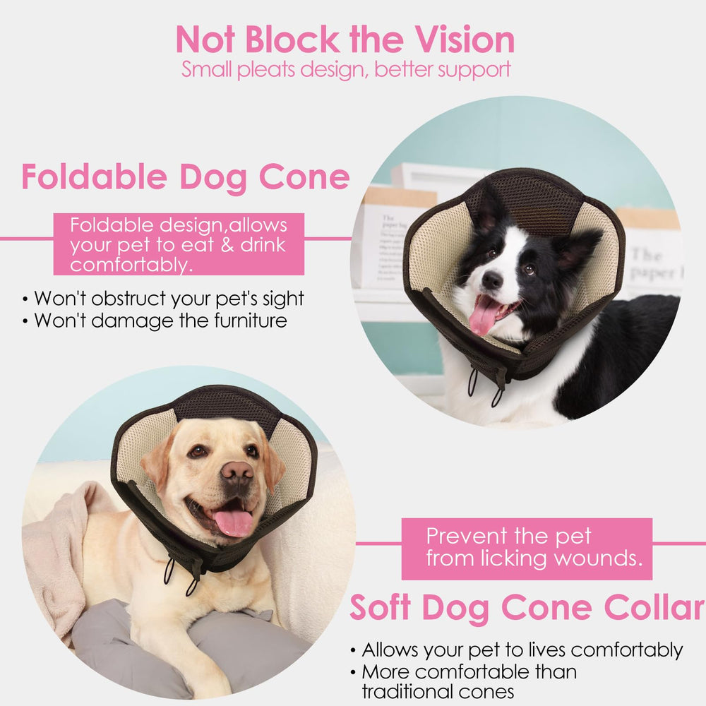 AOFITEE cono para perro sin ruidos que favorece el sueño