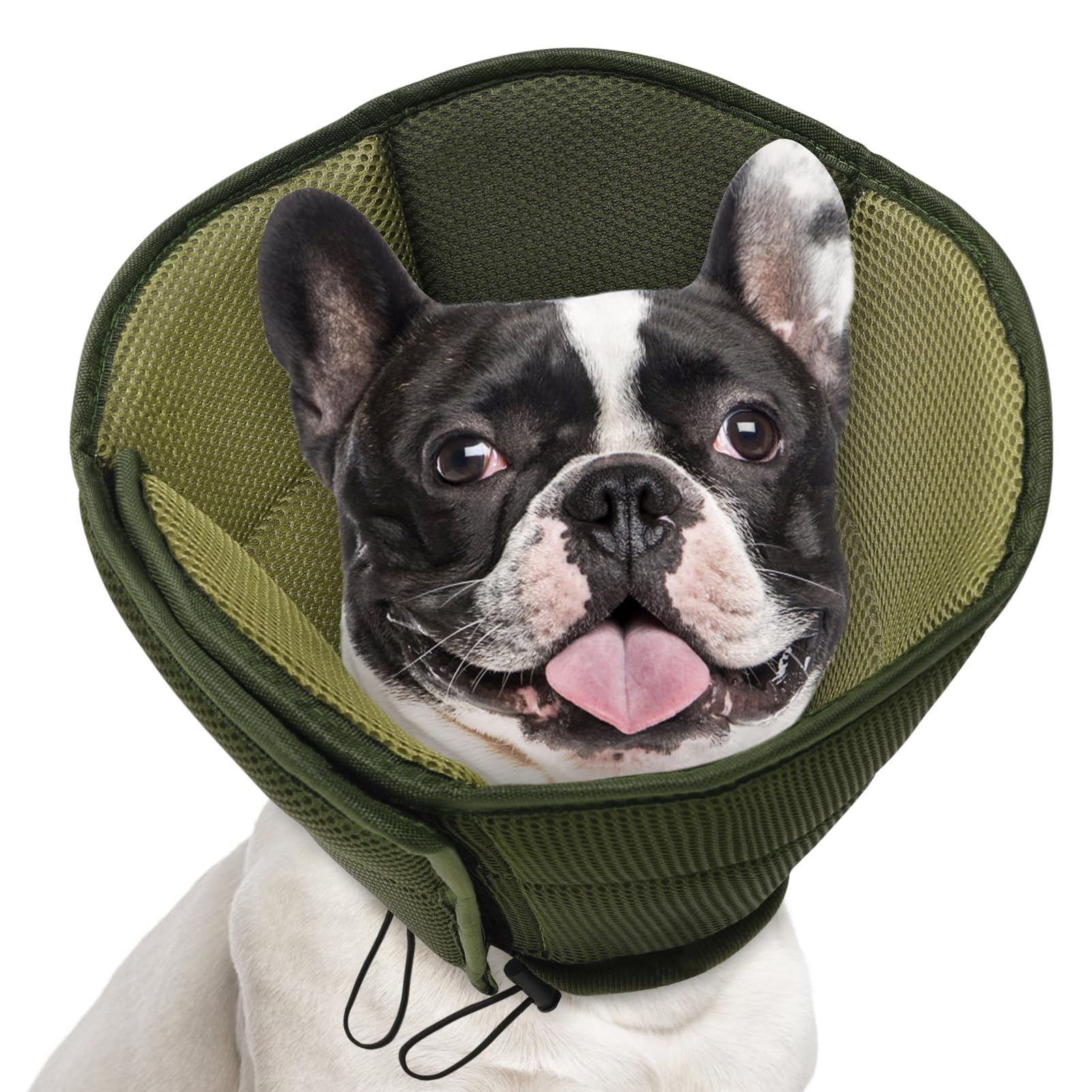 Cono suave AOFITEE para perros tras cirugía evita lamer y favorece la comodidad