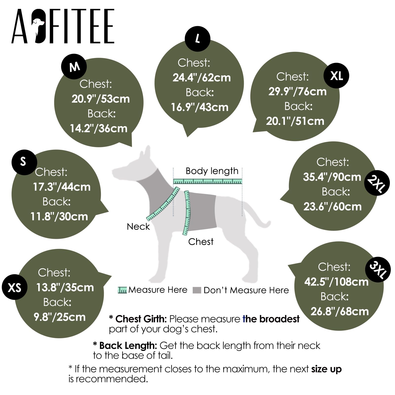 AOFITEE: cremallera-dorsal-para-perro facilita vestir en segundos y evita tirones.
