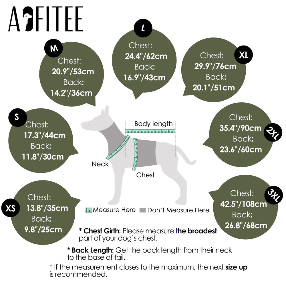 AOFITEE: cremallera-dorsal-para-perro facilita vestir en segundos y evita tirones.