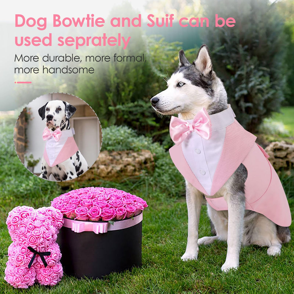 AOFITEE bandana-corbatin-desmontable para perros, estilo versátil